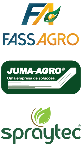 Logo das marcas FassAgro, Juma-Agro e Spraytec